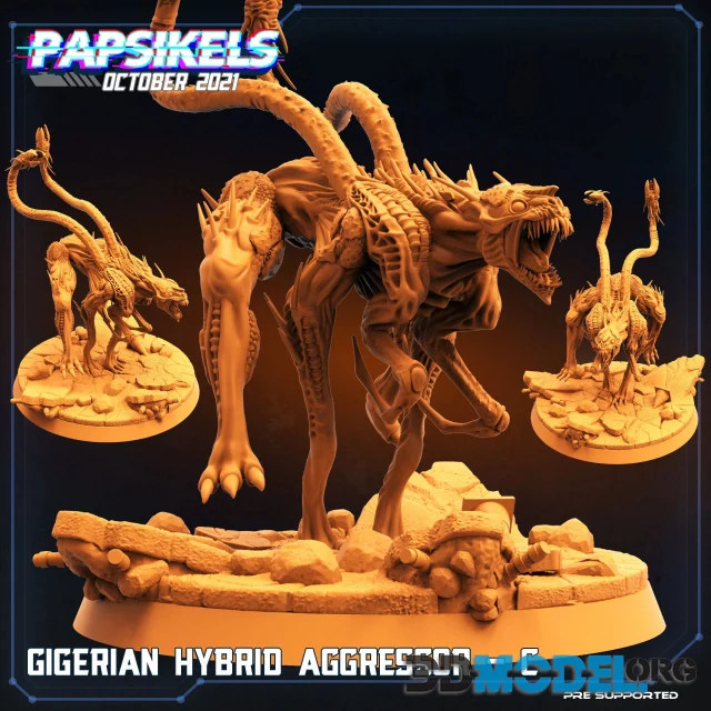 Gigerian Hybrid Aggressor – C (3D-Print)