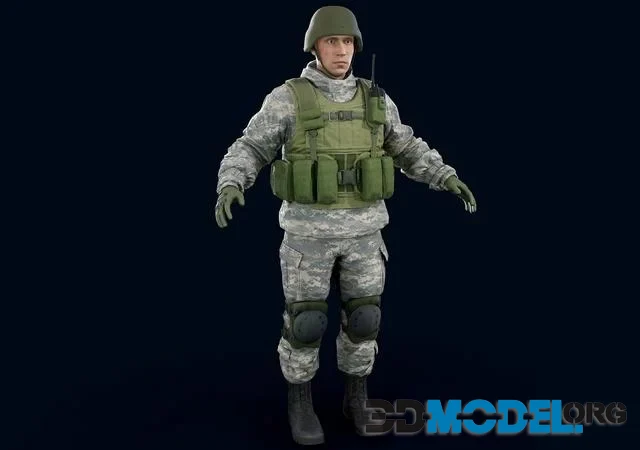 Male soldier