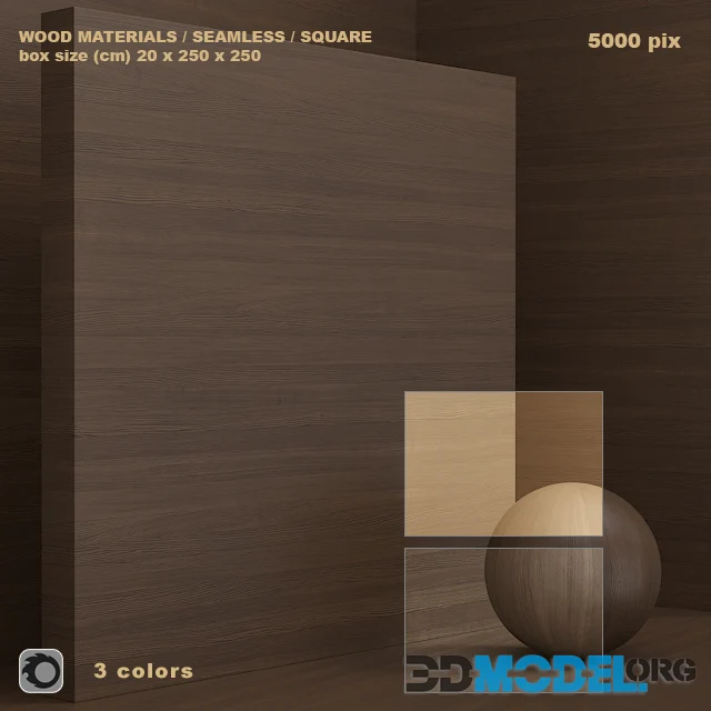 Material wood solid veneer (seamless) - set 62