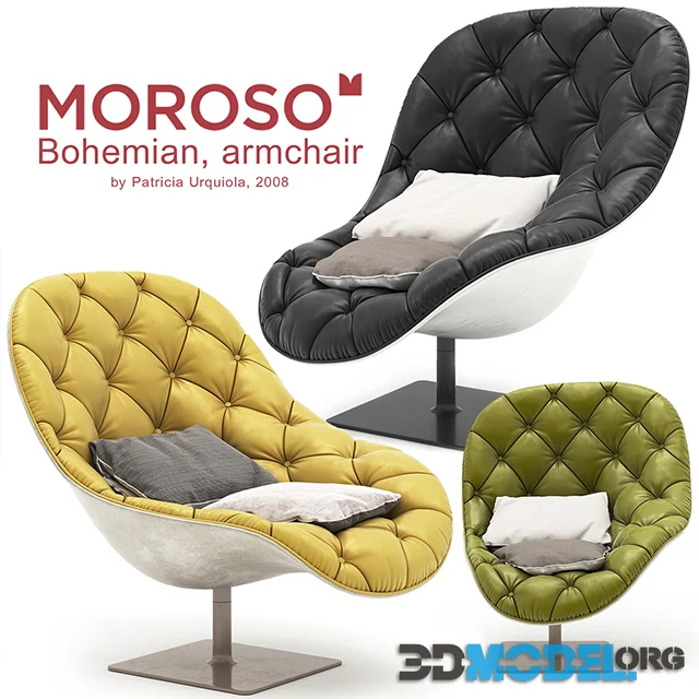 Moroso Bohemian armchair