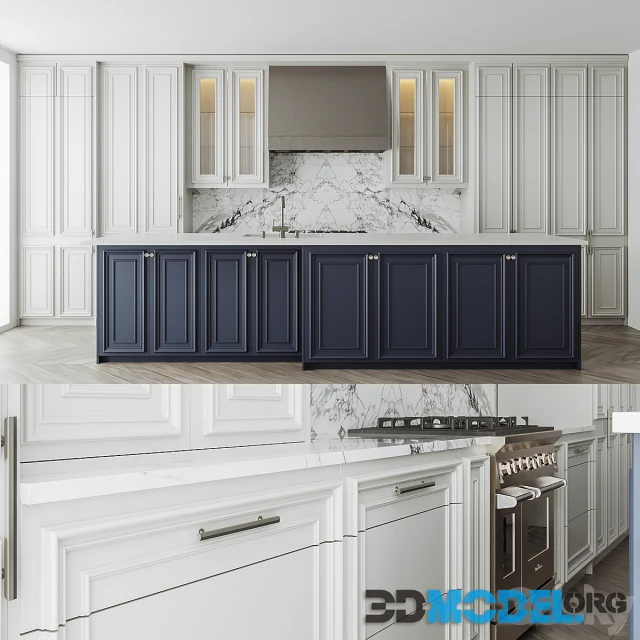 Neo Classical Kitchen by Blakes London