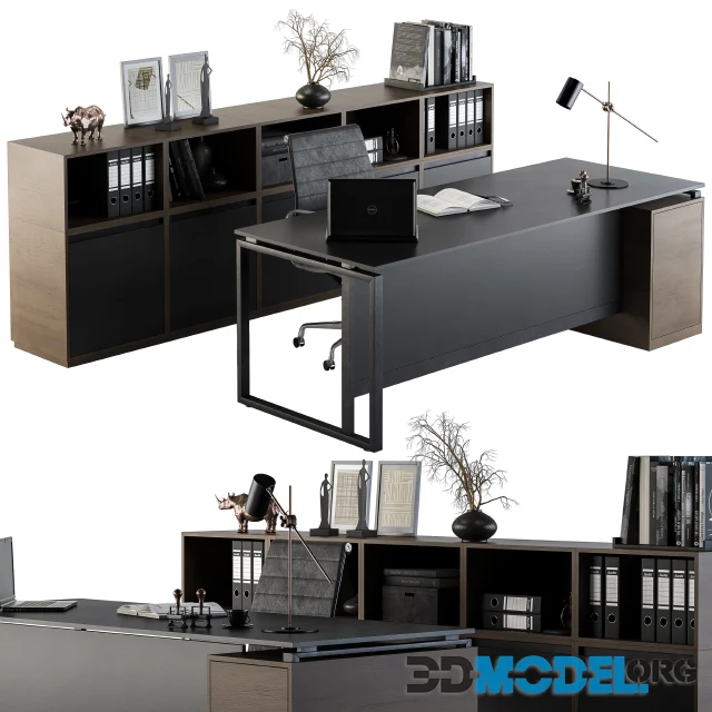 Office Furniture  Manager Set 07
