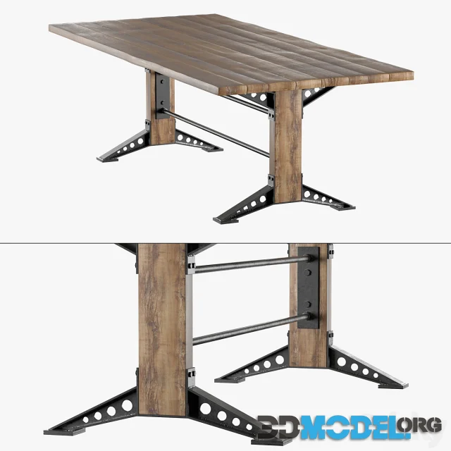 Oud eiken tafel - Graz