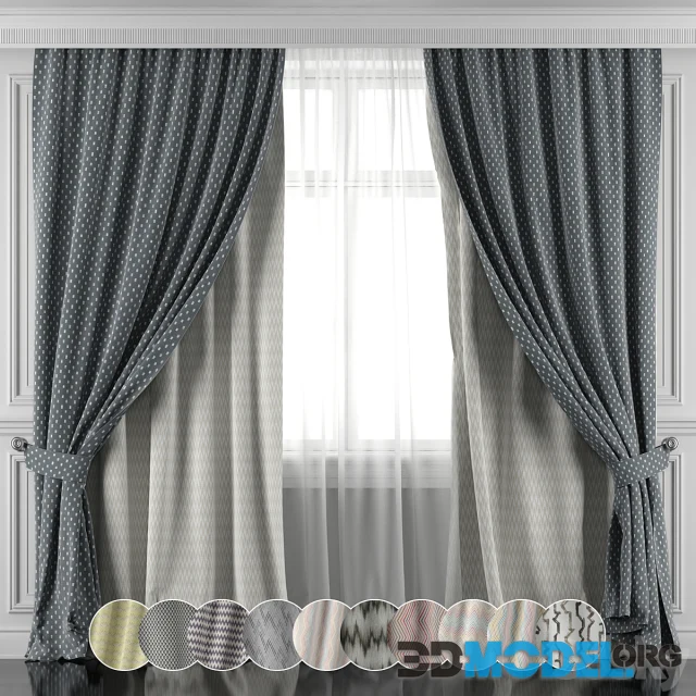 Set of curtains 456-461