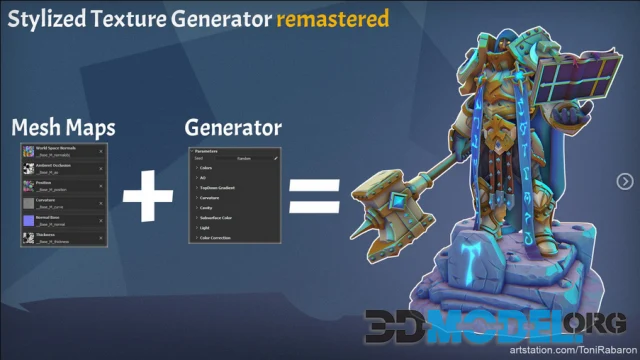 Stylized Texture Generator for Substance Painter | remastered