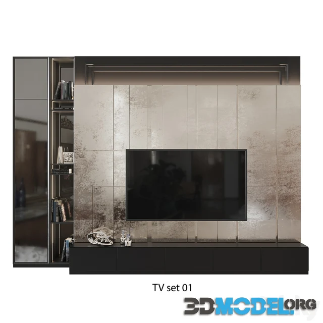 TV Wall set 01