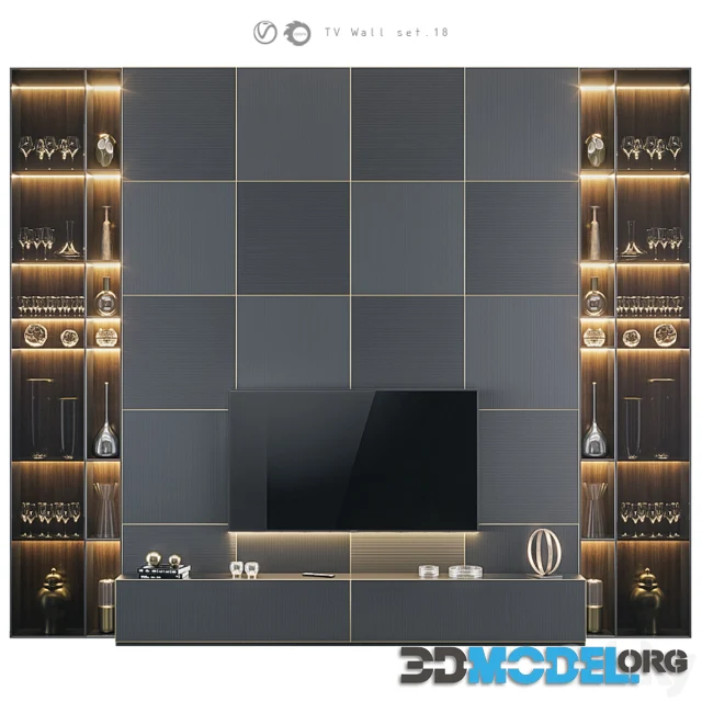 TV Wall Set 18