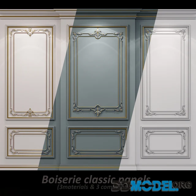 Wall molding 21 Boiserie classic panels
