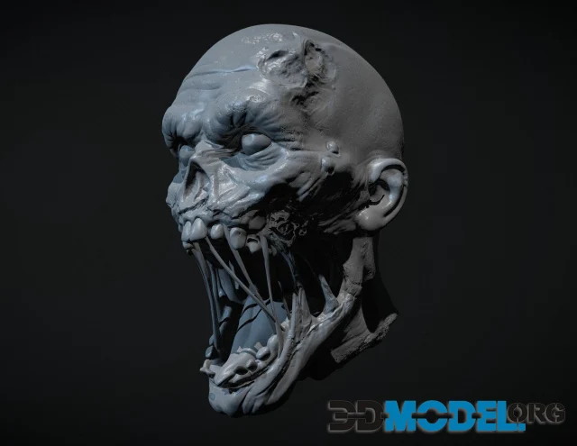 Zombie Head 1 PBR