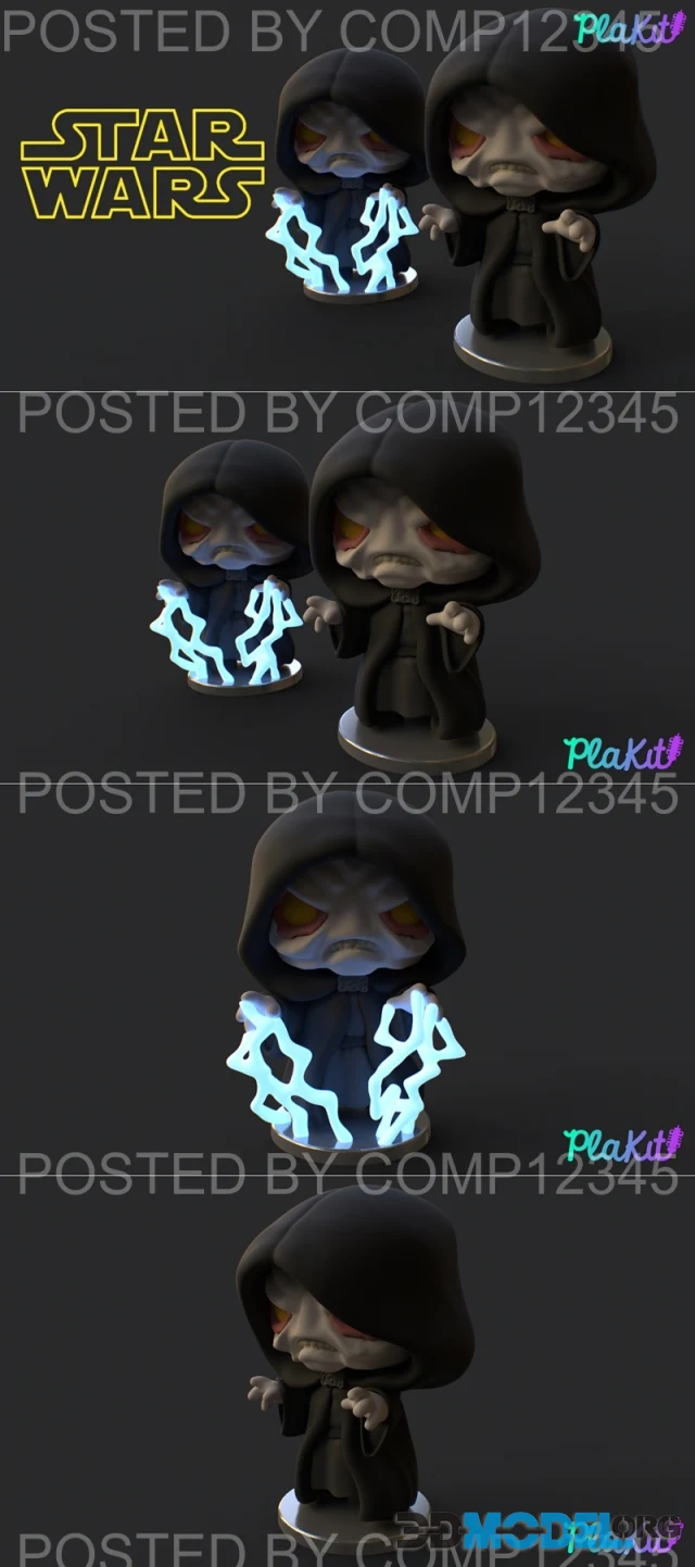 PlaKit - Starwars Palpatine – Printable
