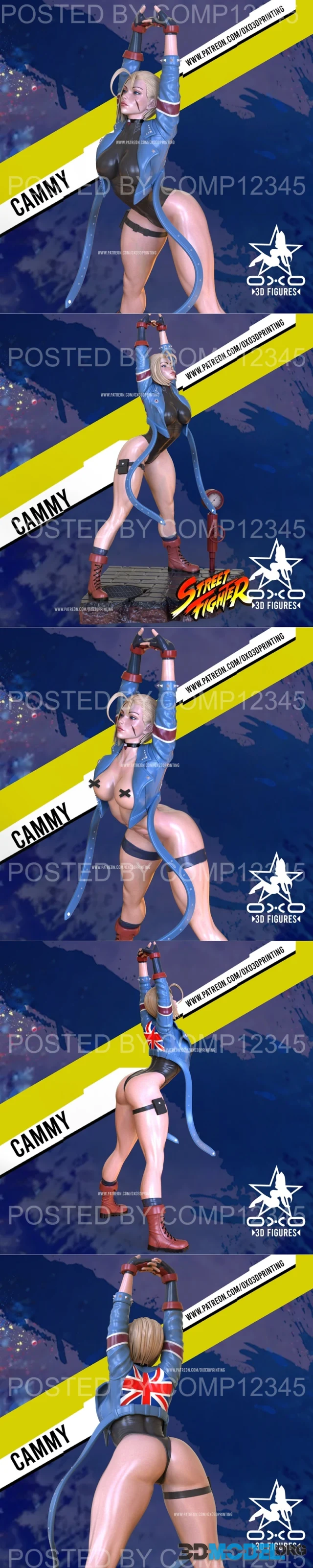 OXO3D - Cammy from Street Fighter – Printable