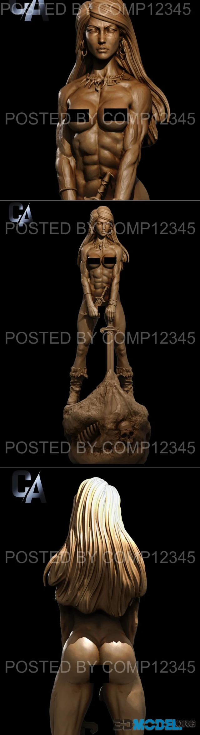 Ca 3d Studios - Female Conan NSFW Version – Printable