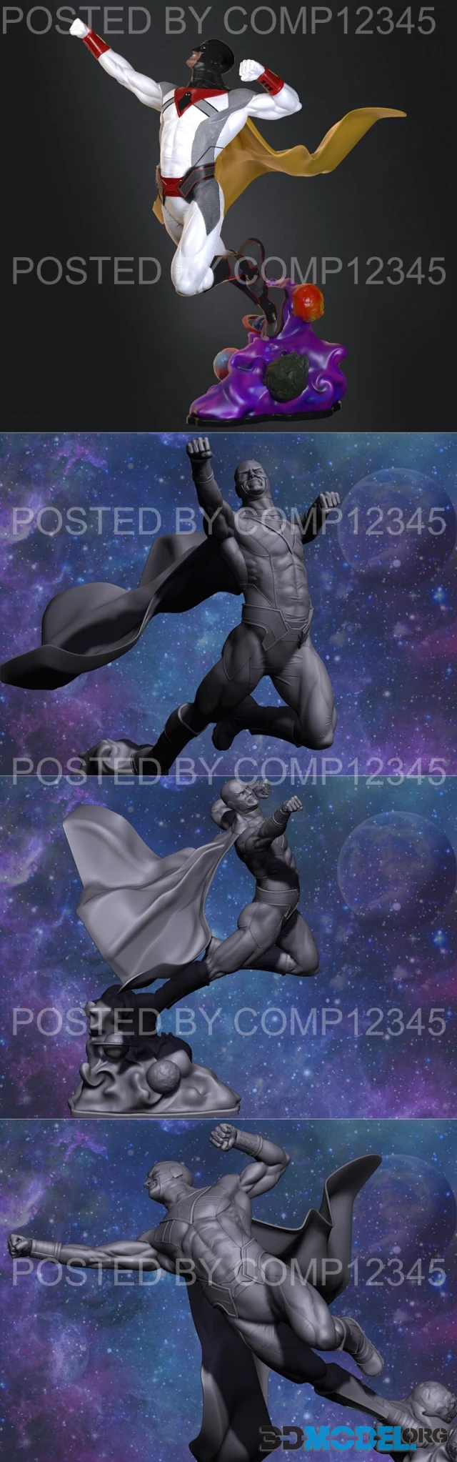 Space Ghost Statue – Printable