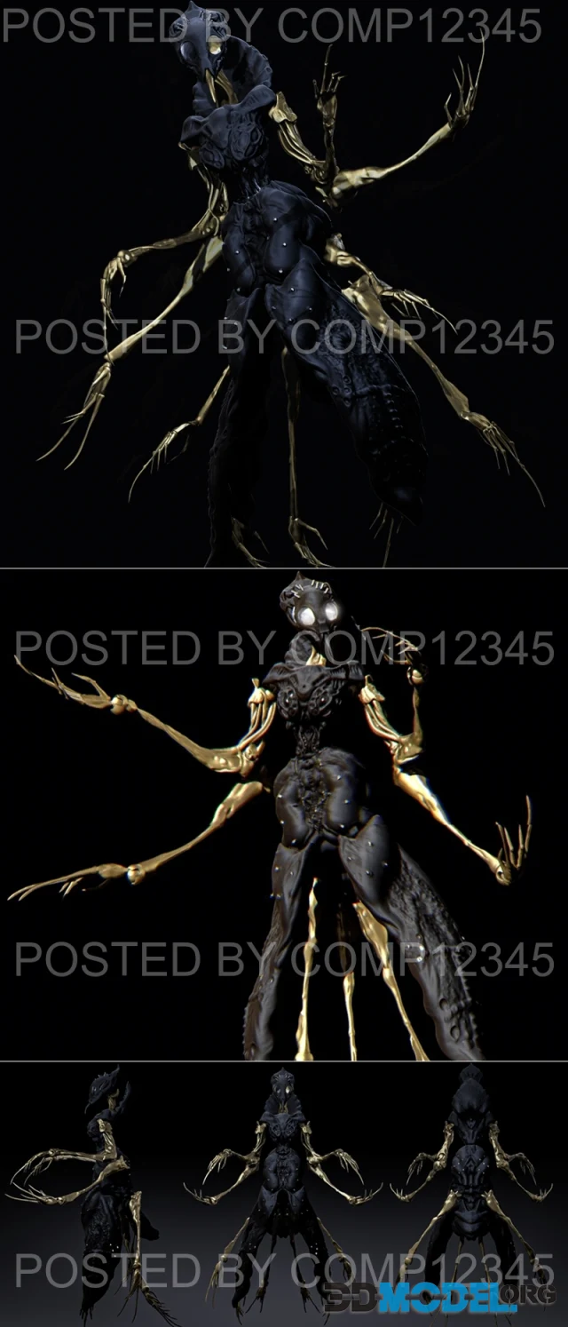 Necronauts Geist Action Figure – Printable