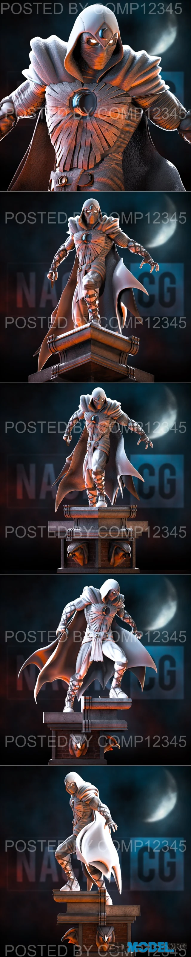 Fan Art Moon Knight – Printable