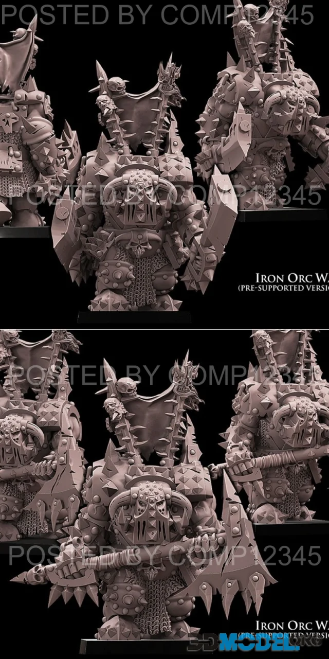 Iron Orc Warlord – Printable