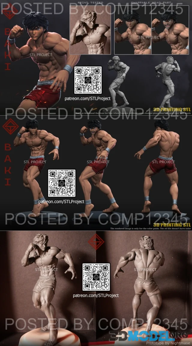 Baki Hanma – Printable