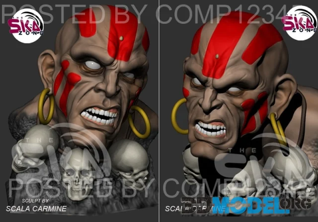 Dhalsim Bust – Printable