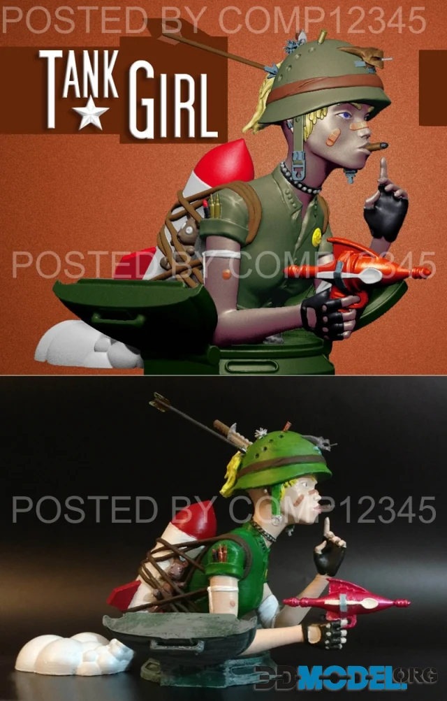 Tank Girl Bust – Printable