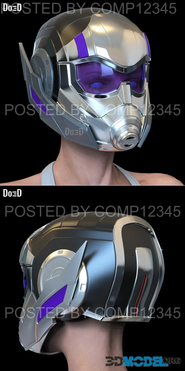 Cassie Stinger Helmet Ant-Man and Wasp Quantumani – Printable