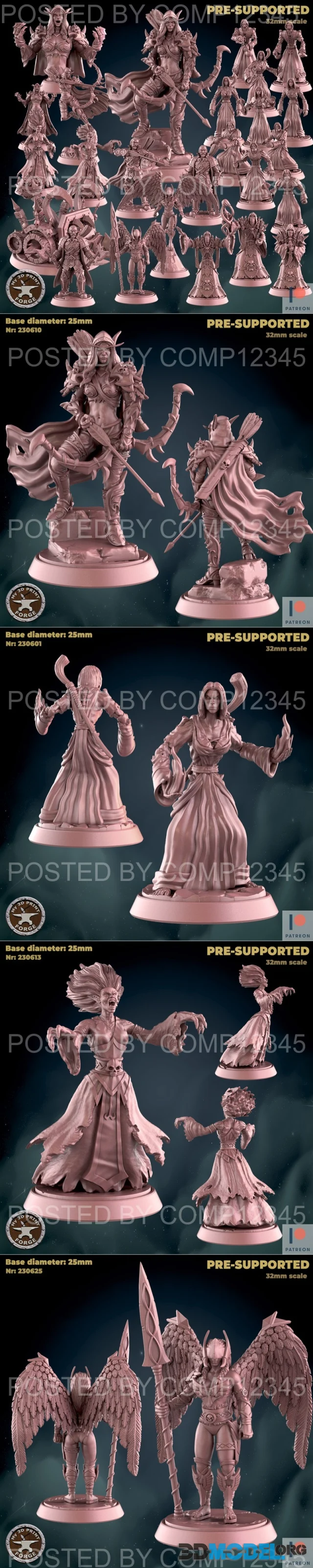 My3DPrintForge - Undeads v2 June 2023 – Printable
