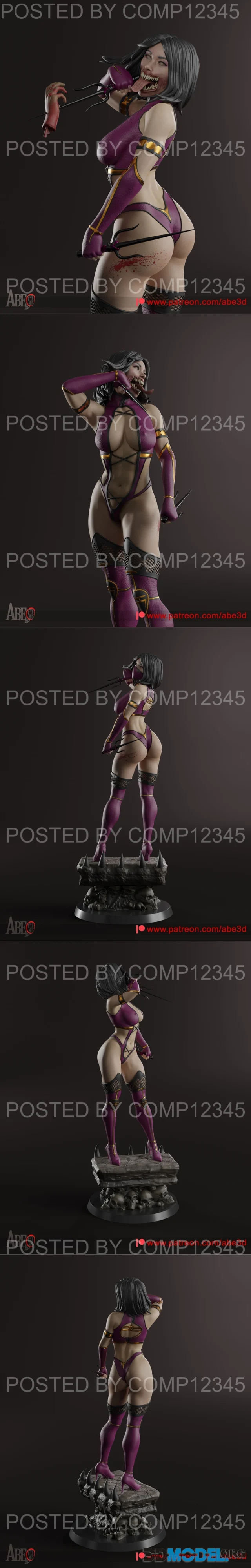 Abe3D - Mileena – Printable