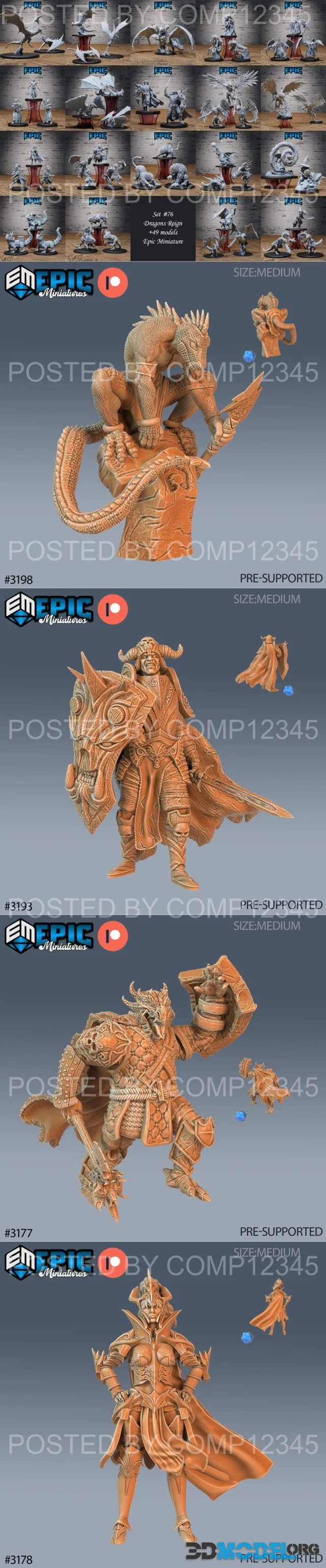 Epic Miniatures - Dragons Reign incoming – Printable