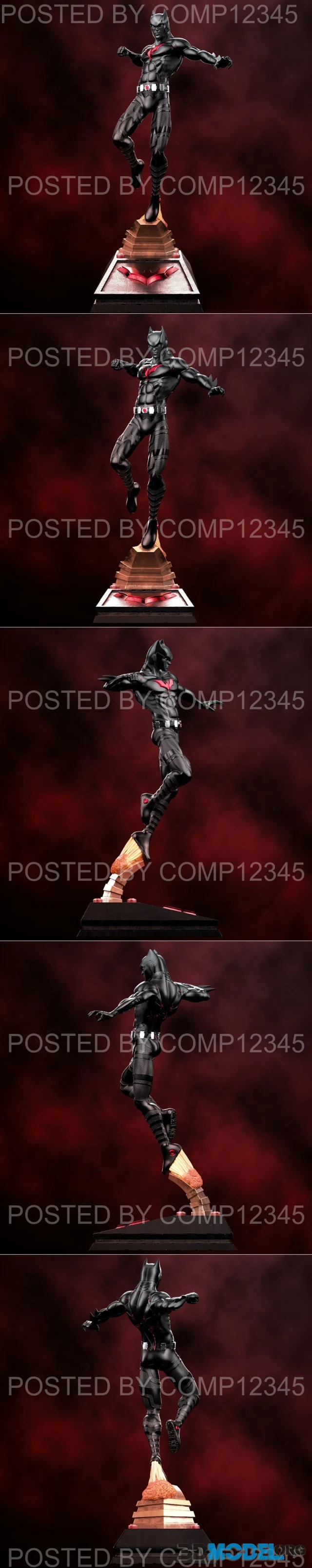 Fanart Batman Beyond Statue – Printable