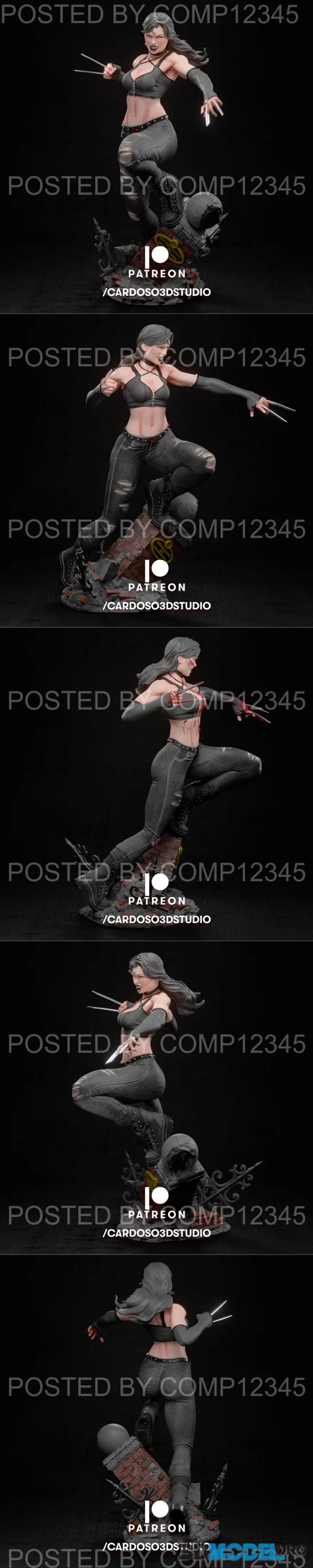 X-23 statue – Printable