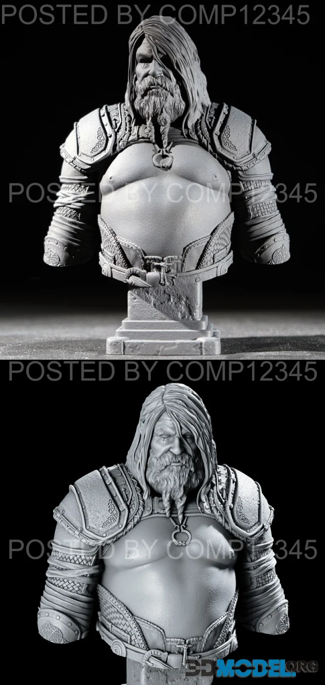 Thor Bust GoW – Printable