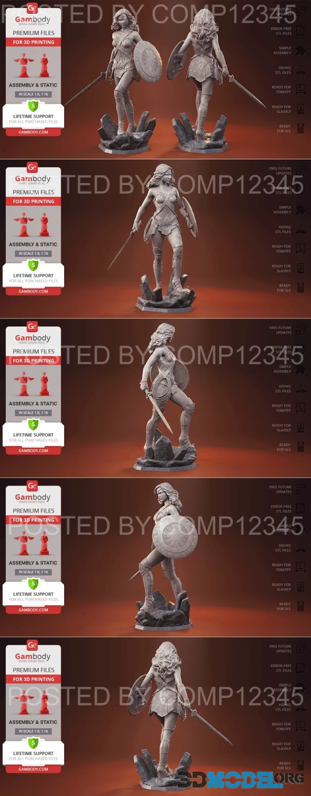 Gambody - Wonder Woman Movie Version – Printable