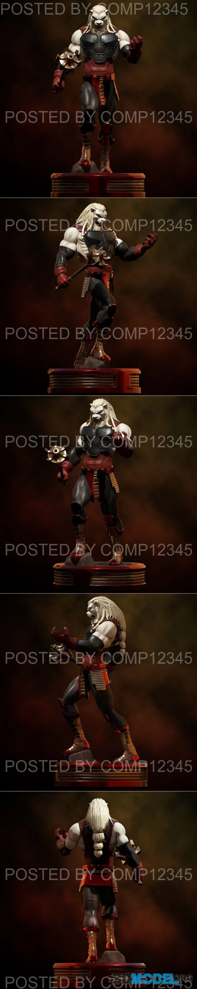 Fanart Battle Beast Statue – Printable