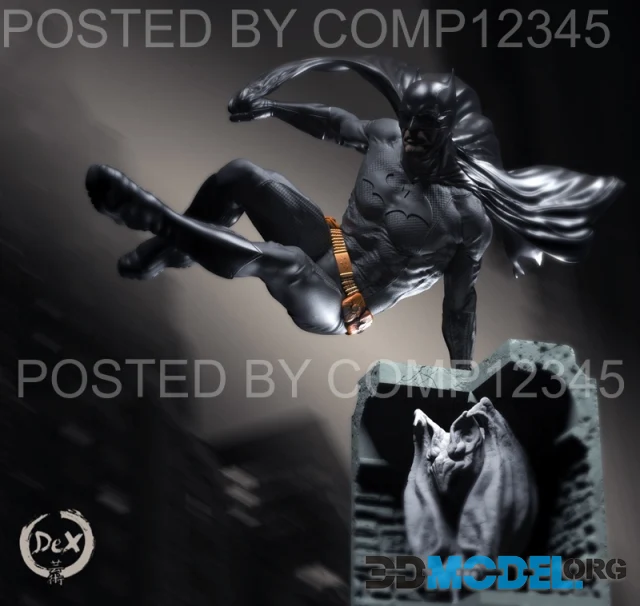 Batman Jumping – Printable
