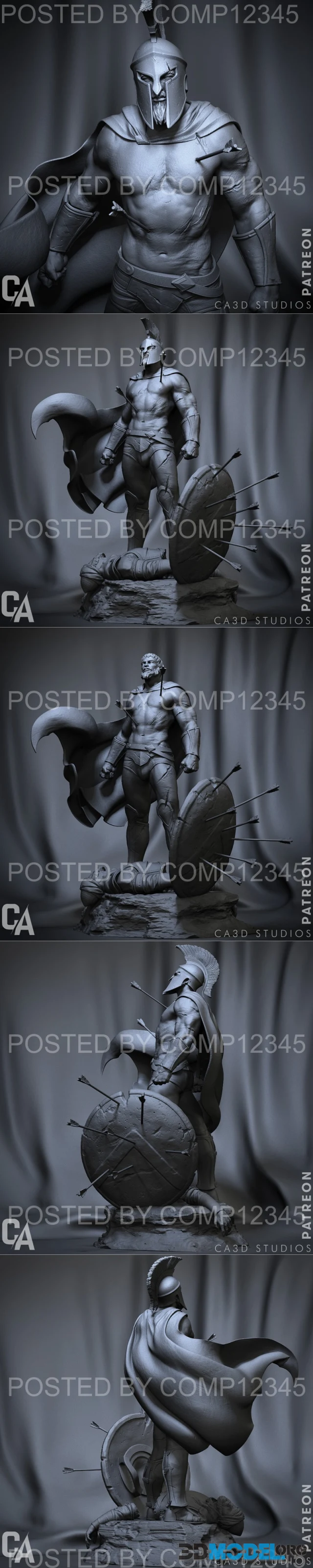 Ca 3d Studios - Leonidas – Printable