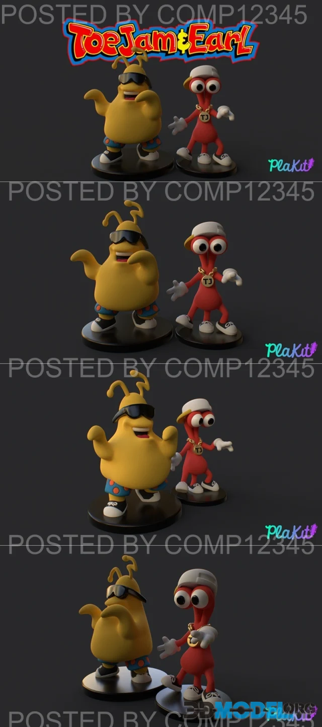 PlaKit - Toejam and Earl – Printable