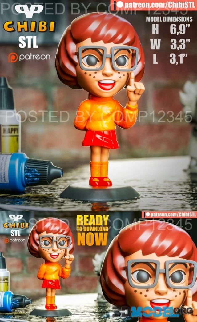 Velma Chibi – Printable