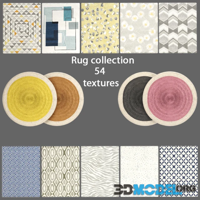 3D Model – Collection rugs