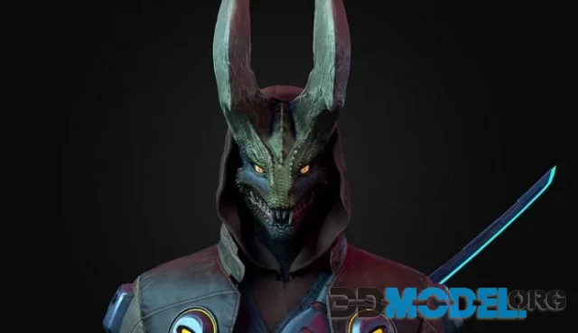 Cyberpunk Samurai (PBR)