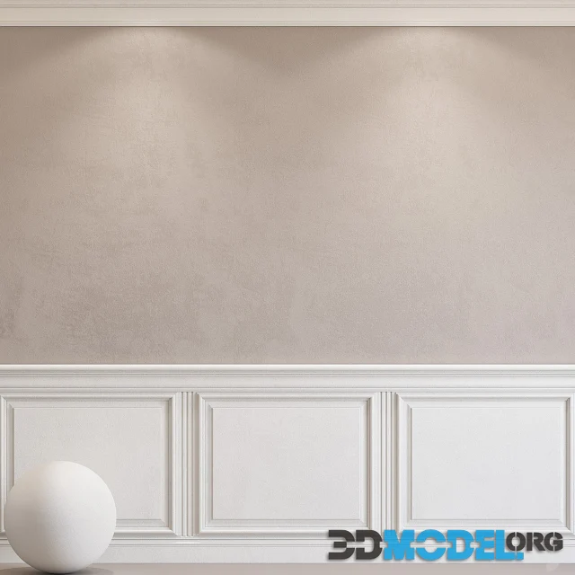 Decorative plaster with molding 58