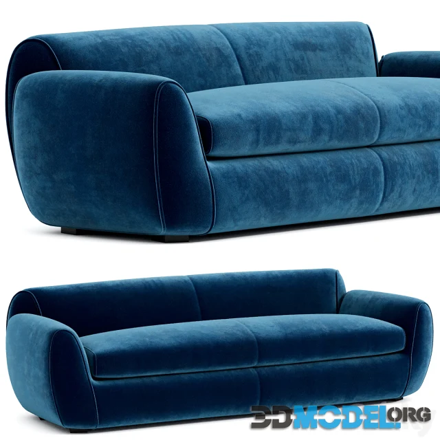 EPONIMO Sofa Aus Samt Mit Abnehmbarem Bezug