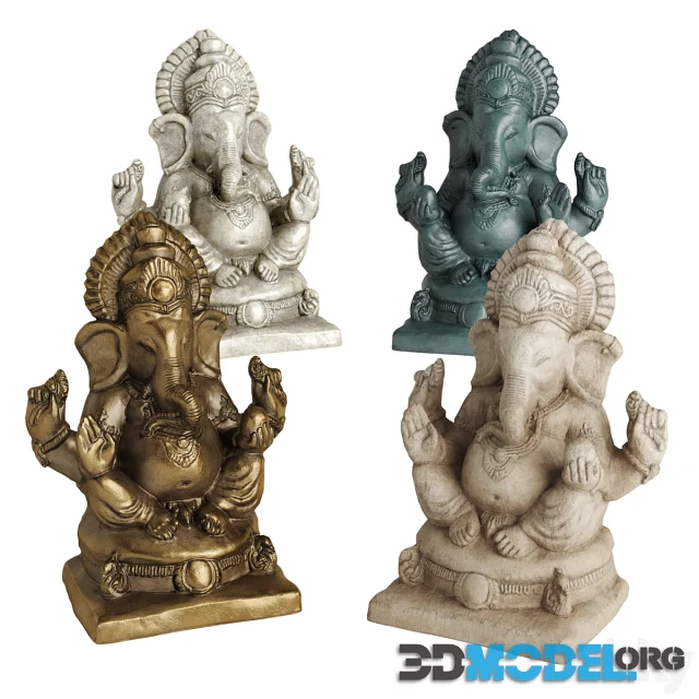 Ganesha Sitting Sculpture