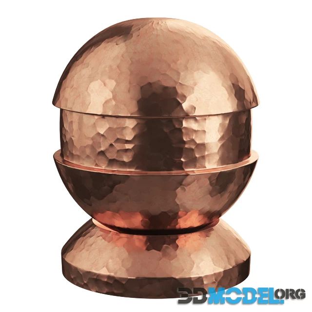 Hammered copper