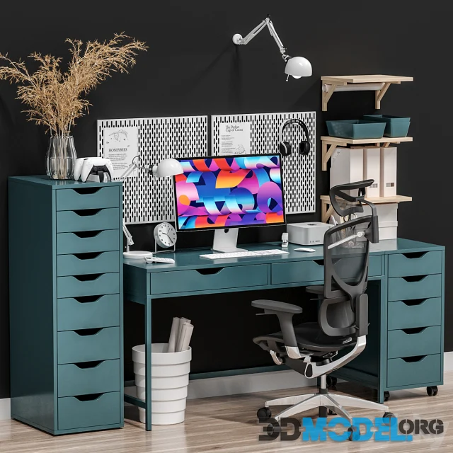 Ikea Alex Alex Office Workplace 1