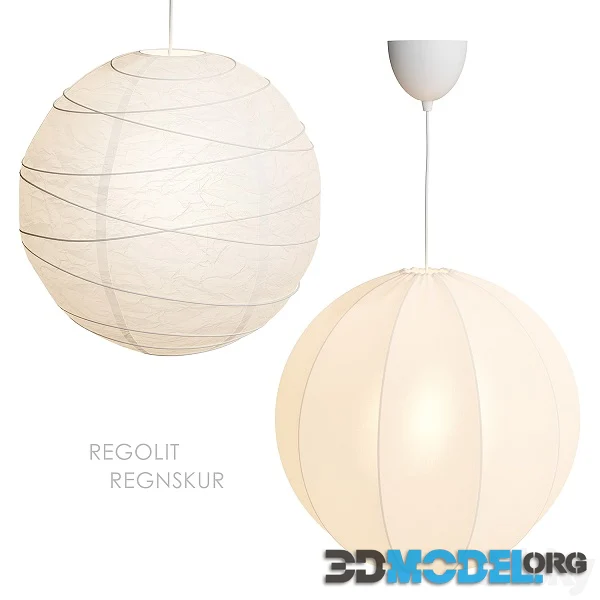 IKEA REGOLIT REGNSKUR Pendant Lamp