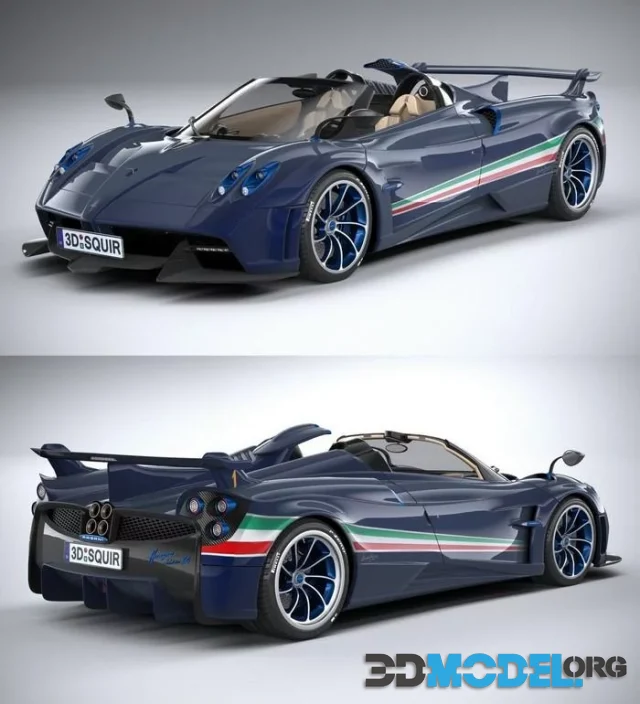 Pagani Huayra 2017 зеленая