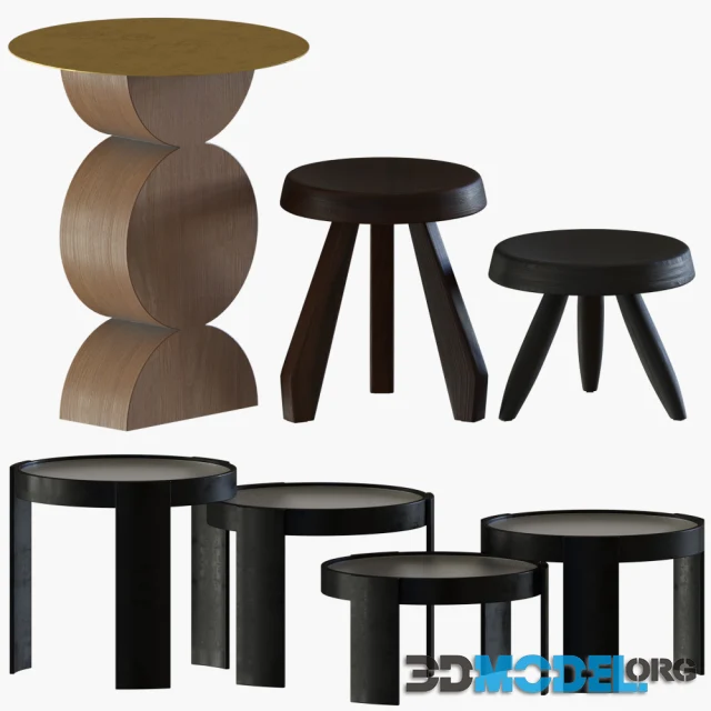 Side tables collection 5 Cassina