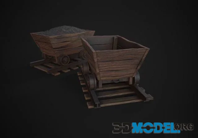Trolley with Coal (PBR)