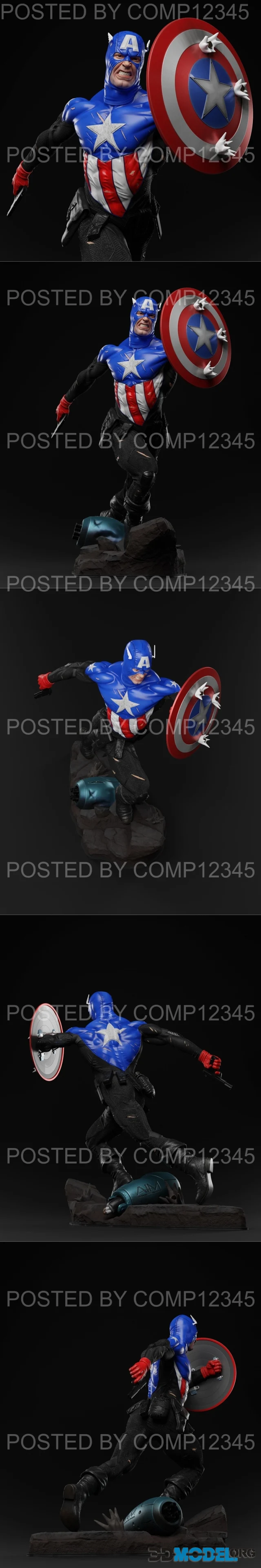 Captain America Bucky Barnes – Printable