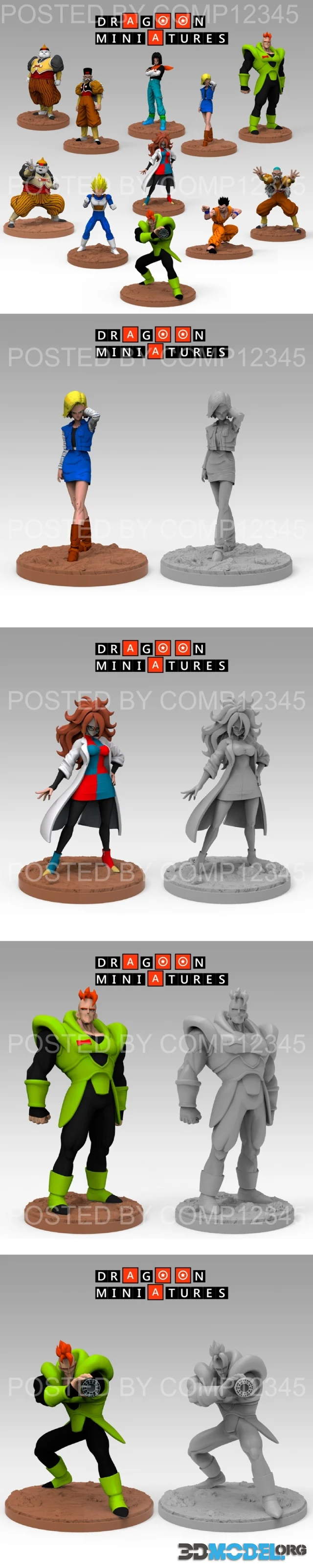 Dragoon Miniatures - Android Saga Begins Term 11 – Printable