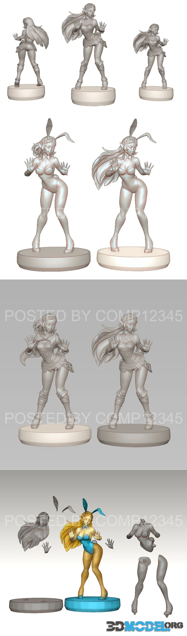 3D file AYA BREA OF PARASITE EVE MINI ♀️・3D print design to